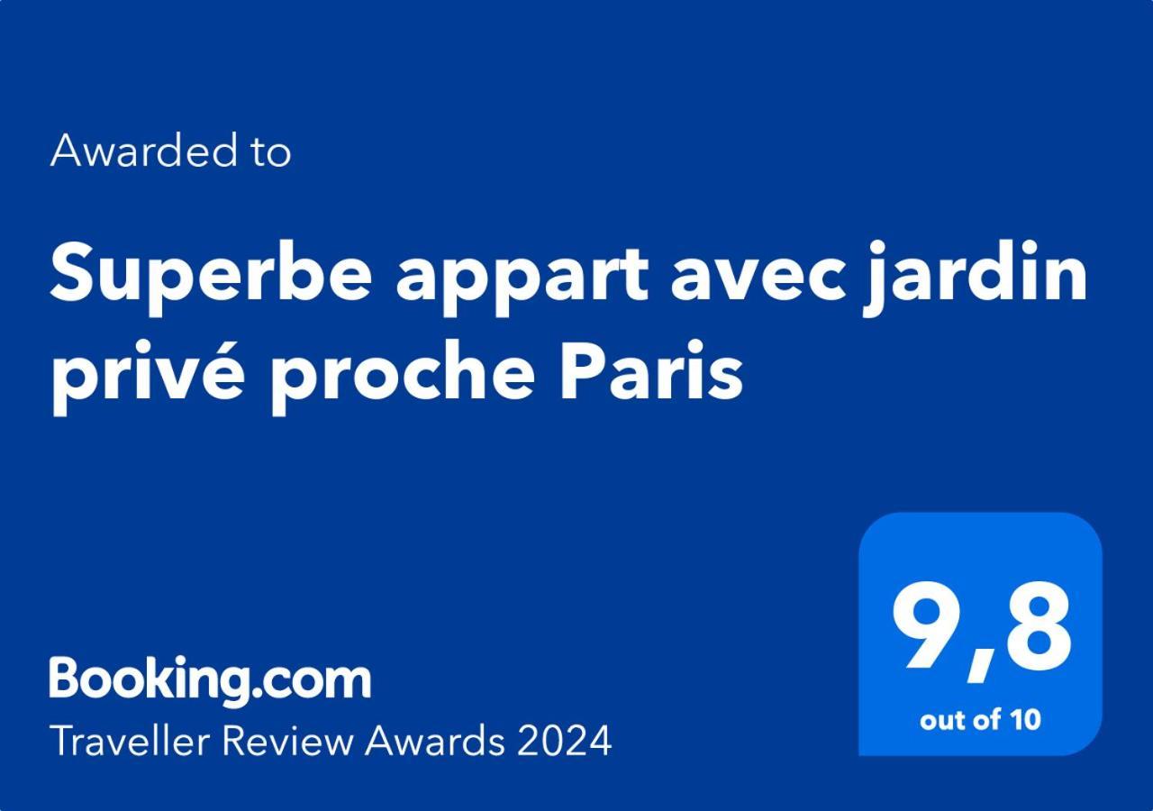Superbe Appart Avec Jardin Prive Proche Paris Apartment Nogent-sur-Marne Bagian luar foto